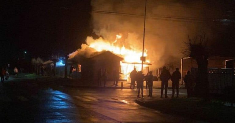 Incendio afectó a una vivienda en la comuna de Tucapel