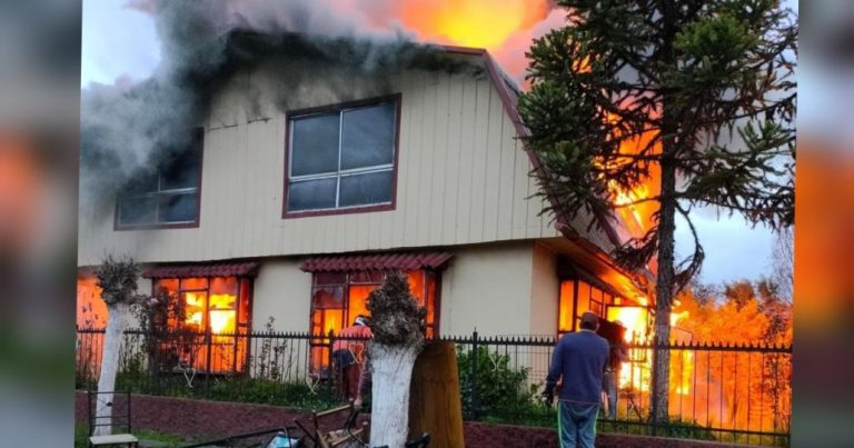 Adulta mayor fallece tras quedar atrapada en un incendio en Hualqui