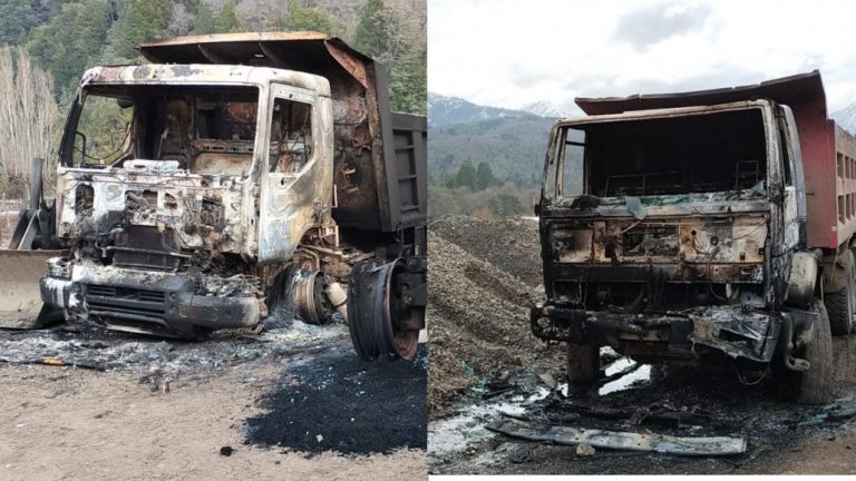 Autoridades confirman doce vehículos incendiados tras atentado en Alto Biobío