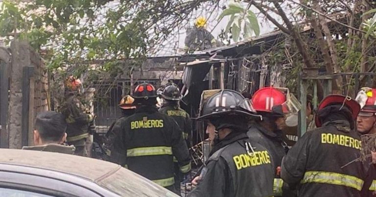 Incendio deja seis personas fallecidas y varios lesionados en Lo Espejo