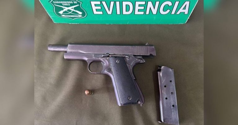 Delincuente de 16 años hirió con un arma a dos adultos y una menor en Talcahuano