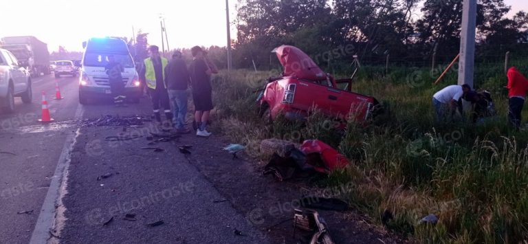 Se confirma un fallecido en grave accidente camino a Nacimiento