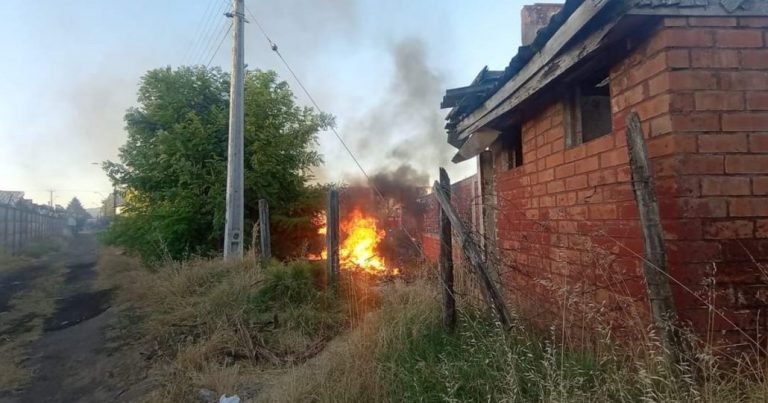 Incendio afectó a una vivienda abandonada en Nacimiento