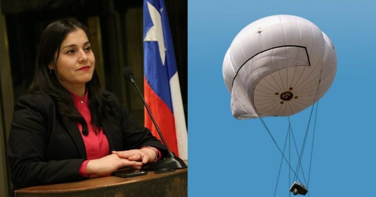 Diputada Medina propone instalar globos de televigilancia en puntos críticos de la región de Biobío