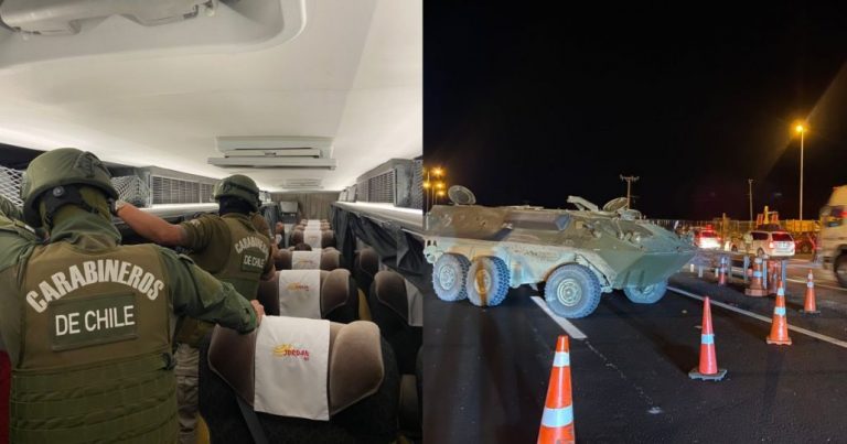 12 Infracciones de tránsito en servicio especial de Carabineros y Ejército en Mulchén