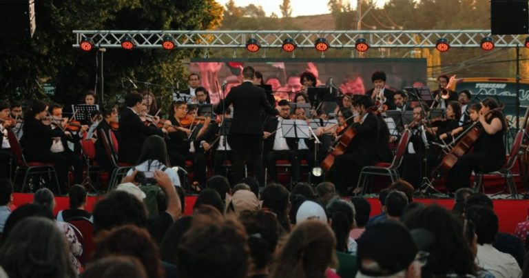 Mulchén ovacionó de pie a la Orquesta Filarmónica de Biobío