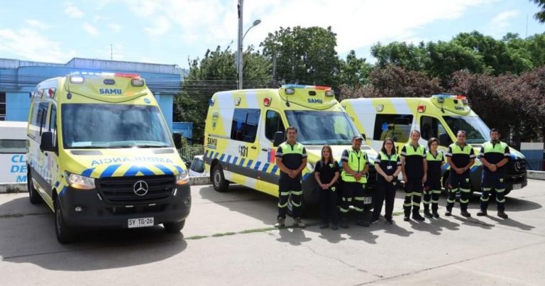 Tres comunas de Malleco son beneficiadas con nuevas ambulancias