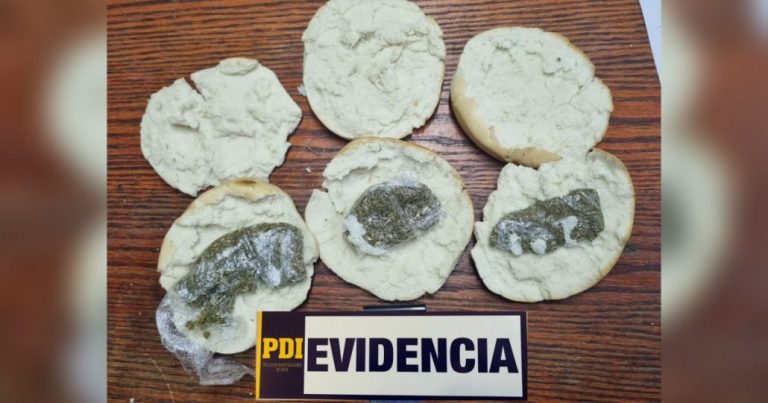 Detienen a sujeto que intentó ingresar sándwiches de droga en cárcel de Villarrica