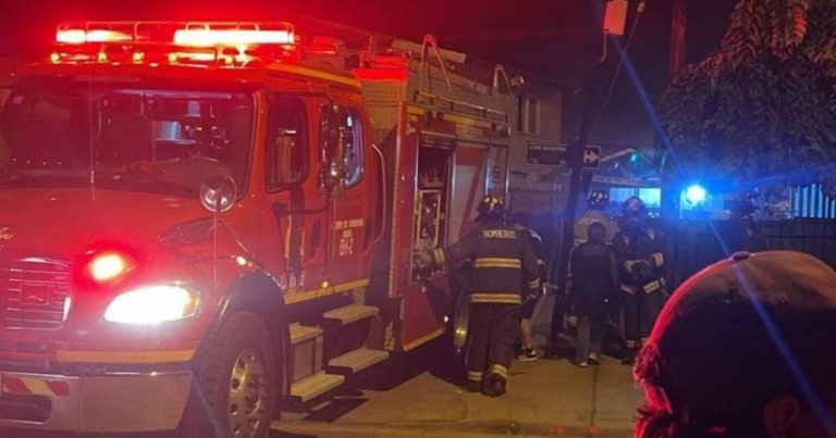 Una mujer resultó lesionada y tres viviendas afectadas en dos incendios ocurridos en Angol