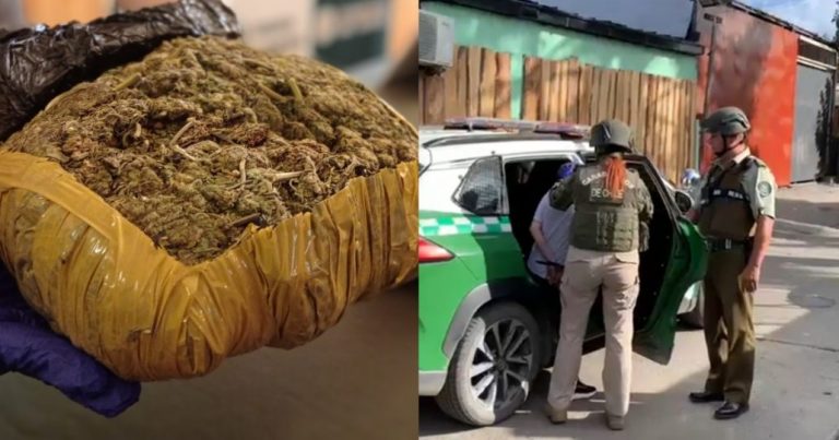 Los Ángeles: Más de 20 millones de pesos en droga deja allanamiento en la población 21 de Mayo