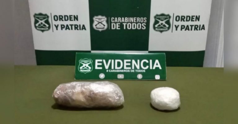 Operativo del OS7 deja a un delincuente con casi un kilo de drogas en Cabrero