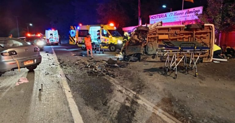 Grave accidente en camino a Antuco deja una persona fallecida y cinco lesionados