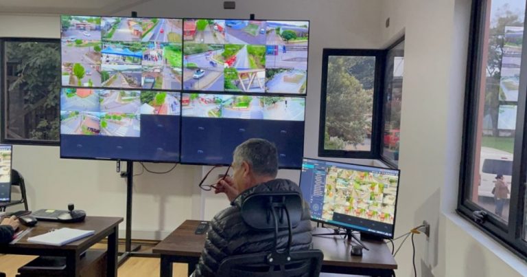 Inauguran oficialmente la Central de Monitoreo con 16 cámaras de seguridad en Nacimiento