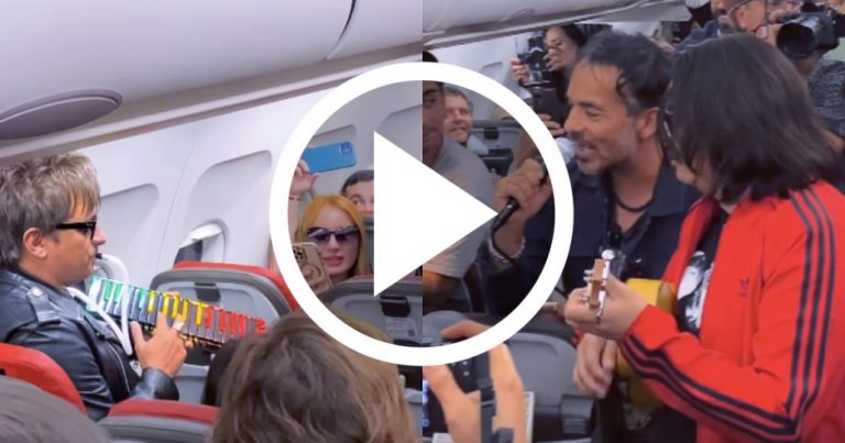 Video: Los Bunkers sorprenden cantando al interior de un vuelo  rumbo a Iquique