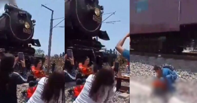 Mujer muere intentando tomarse una selfie en la vía férrea: Locomotora golpeó su cabeza