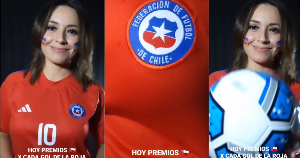 ¡Viva Chile! Camila Polizzi se la juega con osado premio a los hinchas de La Roja en Copa América