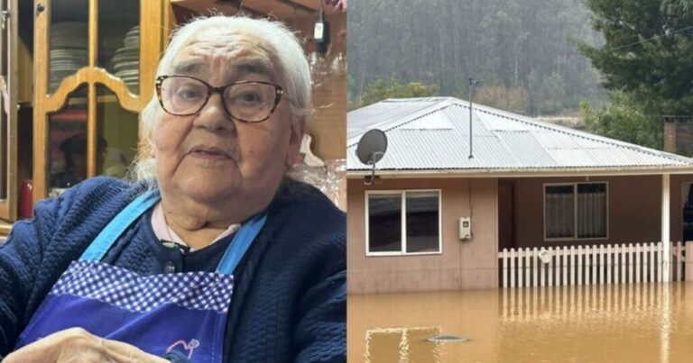 “Me tapaba la cabeza para no escuchar la lluvia”: Mujer de 99 años debió evacuar frente a una de las inundaciones en Región del Biobío