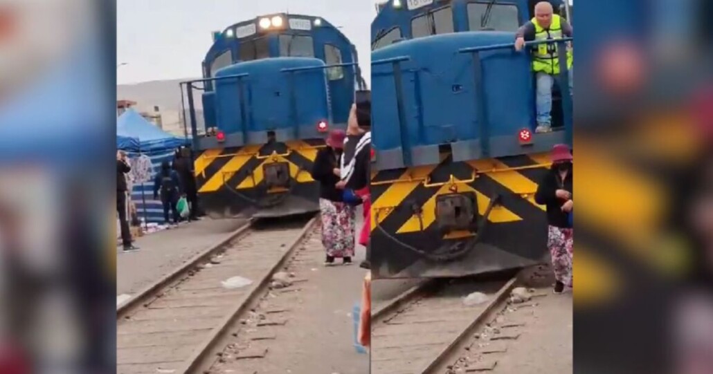 Tren impacta fuertemente a una mujer mientras atravesaba feria de comercio ambulante en Arica