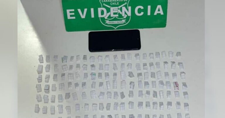 Un venezolano con cocaína fue detenido por Carabineros en Los Ángeles