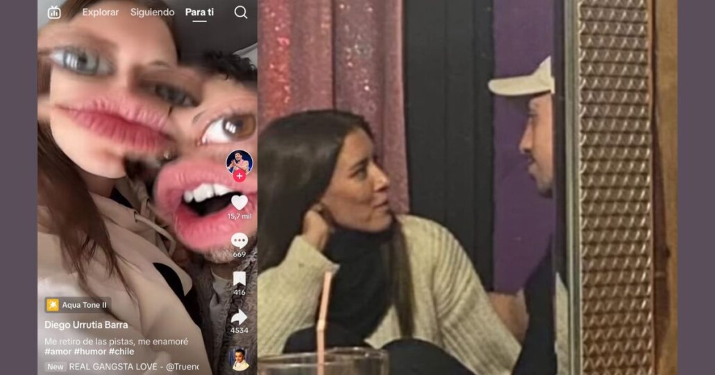 Inesperado video revela relación entre Carla Jara y Diego Urrutia: el humorista utilizó los hashtag "amor" y "humor"
