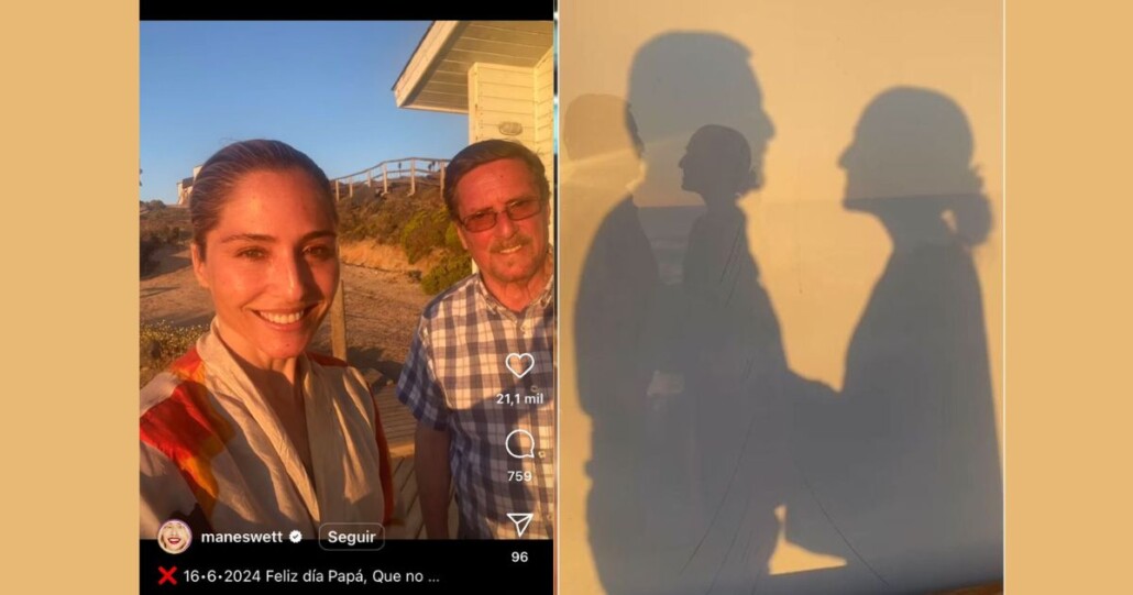 Mane Swett conmovió a las redes sociales con emotivo video a su padre fallecido: "Feliz día a todos los Buenos Padres"