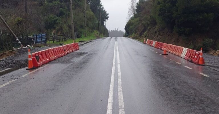 Ruta de la Madera: habilitan tránsito por el kilómetro 91 tras socavón