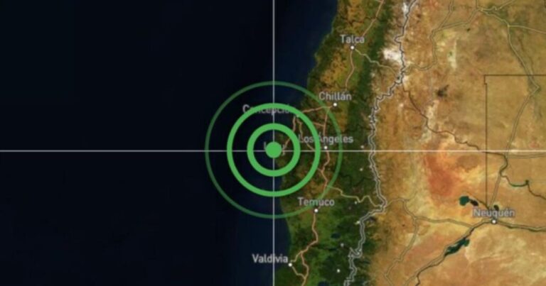Temblores se perciben en Región del Biobío: Epicentros y magnitudes