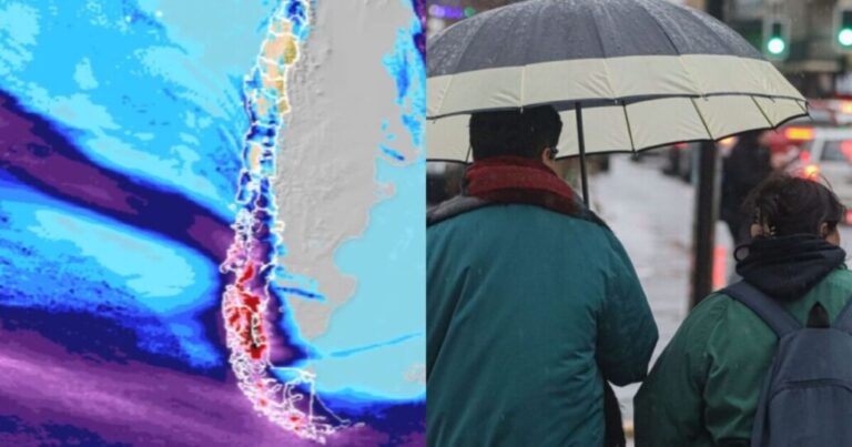 Regresa la lluvia al Biobío por «río atmosférico extremo»: Evento de alta intensidad afecta a múltiples regiones