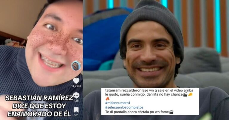 Sebastián Ramírez acusó a conocido tiktoker farandulero de estar enamorado de él: «le gusto, sueña conmigo»