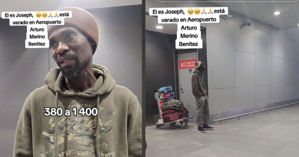 Se hizo viral la conmovedora historia de un extranjero que lleva años varado en el aeropuerto de