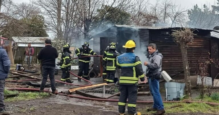 Incendio de vivienda en Tucapel deja una persona fallecida