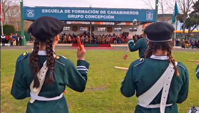 Colegio de Los Ángeles gana el concurso regional de bandas de guerra: Competirán en Santiago representando al Biobío