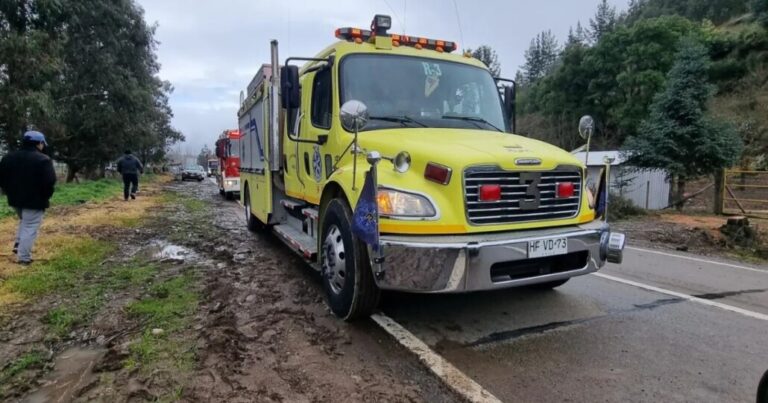 Accidente camino a Renaico deja un fallecido y dos heridos tras caer a una zanja: uno de los involucrados era menor de edad