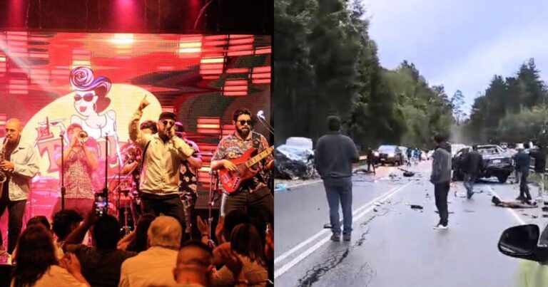 Fallece vocalista de la banda de cumbia sureña “La Teruka” tras violento accidente vehicular en Valdivia