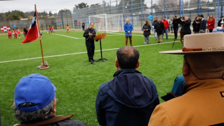 Plan “50 Canchas” del Gobierno Regional inauguró en Yumbel su segundo recinto deportivo