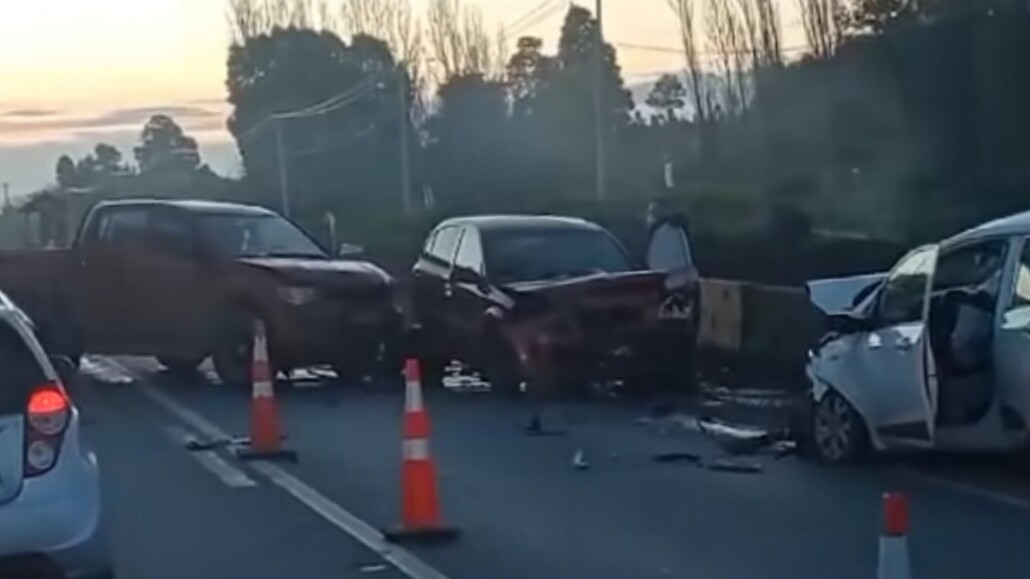 Triple colisión deja lesionados en la ruta que une Los Ángeles con Nacimiento