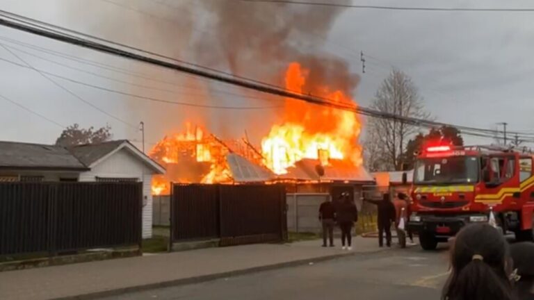 Incendio destruyó una casa en Cabrero: la estructura se encontraba abandonada