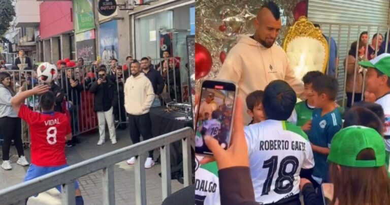 La realeza llegó al Biobío: El King Arturo asistió a evento en su tienda ubicada en la Región