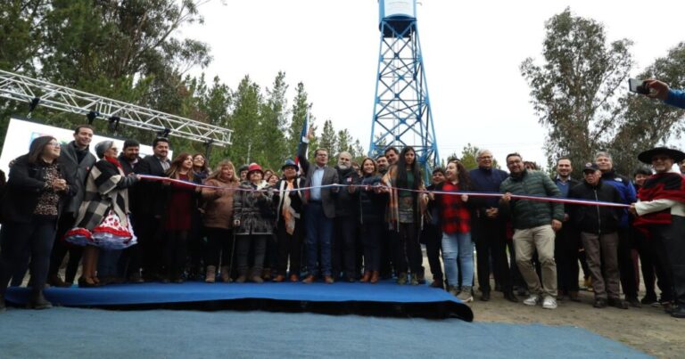 Inauguran sistema de agua potable que beneficia a más de 1.300 personas en San Rosendo