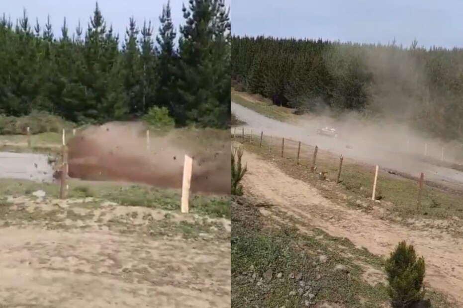 El impactante volcamiento de André Martínez en el WRC Rally Chile Biobío 