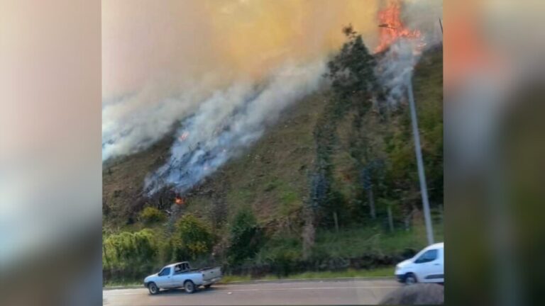 Quema autorizada se descontroló en la ruta Cabrero – Concepción