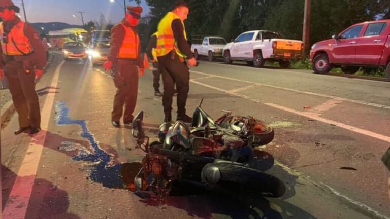 SIAT investiga violento accidente que dejó a un motorista grave en Nacimiento