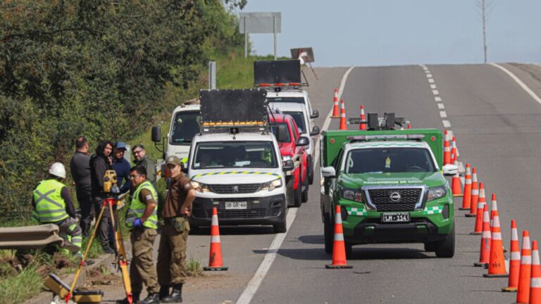 Conductor fallece tras sufrir un violento choque en ruta de la Región del Biobío