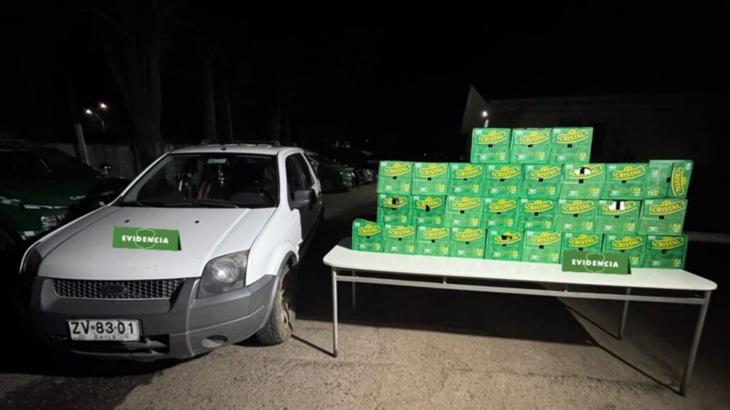 Solitario delincuente robó 30 cajas de cerveza en Los Ángeles