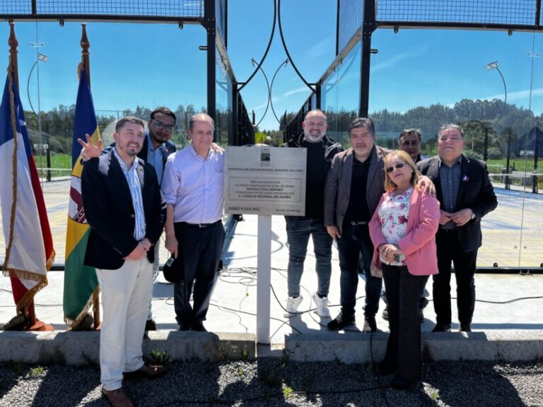 Mulchén inaugura primeras canchas municipales de pádel en la región: Un avance para el deporte y la comunidad 