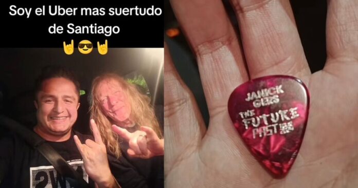 ¡Se fue con un valioso regalo!: Conductor de Uber realizó inesperado viaje con guitarrista de Iron Maiden