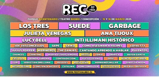 ¡Prepárate porque el REC se viene con todo!: Lanzan Line Up del festival gratuito más grande del Biobío