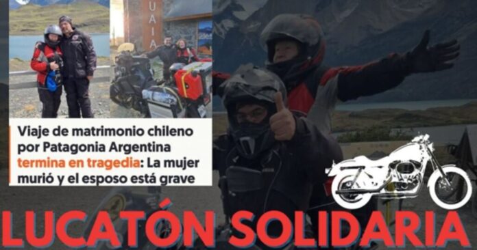 Cercanos al matrimonio que sufrió accidente en moto en Argentina organizaron "Lucatón" para apoyar a la familia