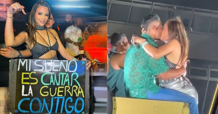 Cumplió su sueño pero le costó 10 años de matrimonio: Mujer besó apasionadamente a Romeo Santos y su esposo le pidió el divorcio